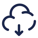 Cloud Download SVG Icon